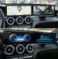 Preview: 26" Android 14 Dual-Screen Display für Mercedes C-Klasse/GLC W205 2015–2021 NTG 5.0/5.5/6